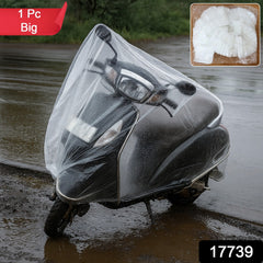 Bike covered with plastic Activa cover