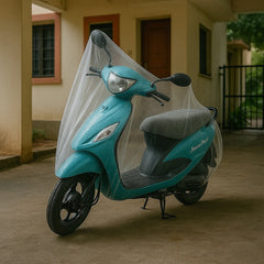 Small Plastic Activa Scooter Rain Cover
