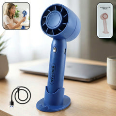 Rechargeable Mini Handheld Fan (1 Pc)