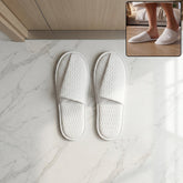 White Hotel Style Indoor Slippers