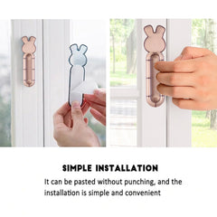 Self stick push pull helper used as door pull