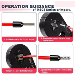 Multi-Purpose Wire Ferrule Crimping Tool Kit