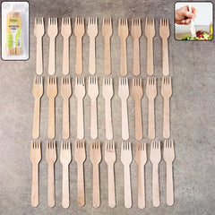 Freshee 160mm Wooden Fork – 30 Pcs Pack
