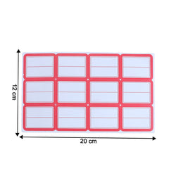 Multipurpose Writable Label Stickers (5 Sheets Set)