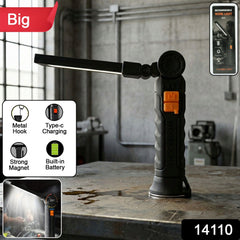 Rechargeable LED Work Light angled view
