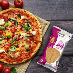 Maniarr's Pizza Mini Slim Bites pack on white background