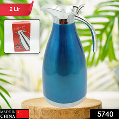 Top view of kettle jug with push-type stopper