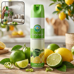 Rubfresh Lime Zest Air Freshener Spray 220 ML bottle