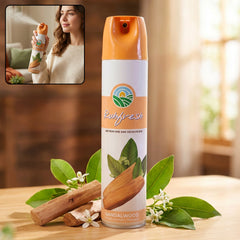 Sandalwood Air Freshener Spray 220 ML bottle with sandalwood scent