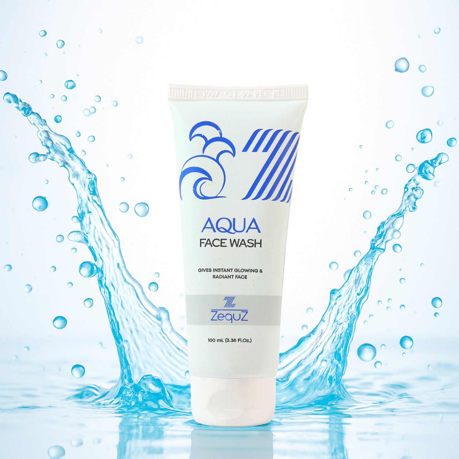 Zequz Aqua Face Wash tube front