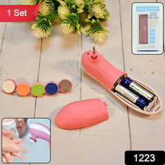 Electric baby nail trimmer with packaging and 6 grinding heads