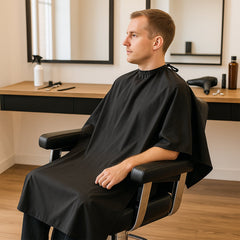 Water-resistant hair cutting gown