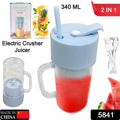 Compact portable juicer blender with detachable body for easy cleaning