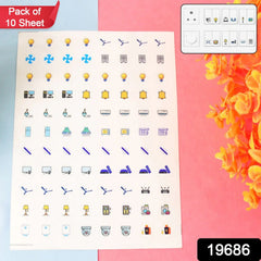 Smart Switch Icon Sticker Sheet Display