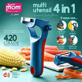 Supermom 4-in-1 Multi-Functional Vegetable & Fruit Peeler (1 Pc)
