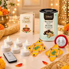 LED Tealight Chocolate Gift Set