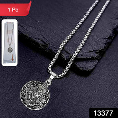 Round shaped Hanuman chain pendant