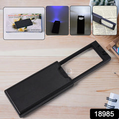 BrightMax Magnifier illuminated