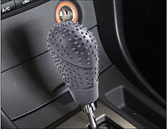 Close-up of anti-scratch gear knob cover