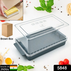 Butter slicer and storage box with lid