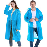 Portable EVA raincoat for adults and kids