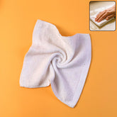 Heavy-duty multipurpose microfiber cleaning cloth folded on white background