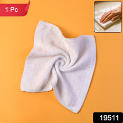 Microfiber cleaning cloth laid flat showing texture and edges