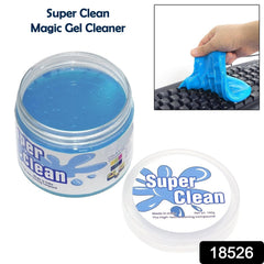 Super Clean Magic Gel being used on keyboard