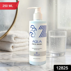 Zequz Aqua Face Wash in pump bottle