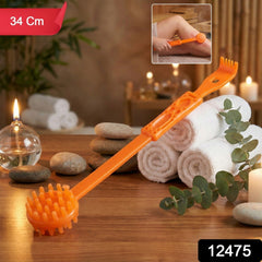 Versatile massage roller tool with textured heads