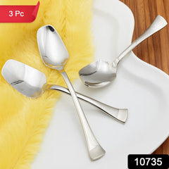 Single Stainless Steel Ice Cream Spoon