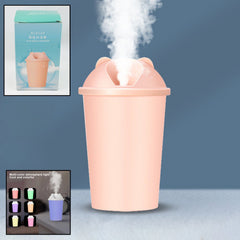Close-up of cute bear design on mini USB humidifier