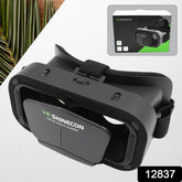 Black VR SHINECON headset compatible with smartphones
