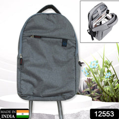 Laptop bag compartments showing storage pockets