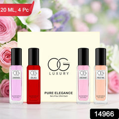 OG Beauty Luxury Pure Elegance Eau De Parfum Gift - (4 Pc / Set / 20 ML)
