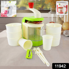 Ritu Spiralicious Snack Maker showing spiral potato snack