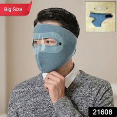 Winter mask with eye shield for outdoor use