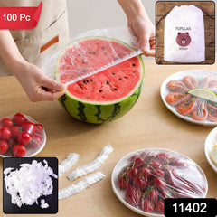 Elastic food wrap bag covers, 100 piece pack