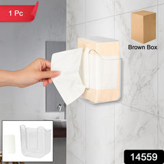 Tissue storage holder mounted on smooth surface