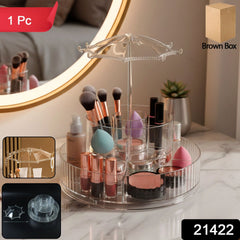 Premium 360° Rotating Makeup & Jewellery Organizer Stand (1 Pc)