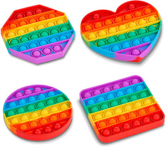 Rainbow pattern bubble fidget toy