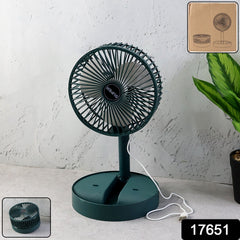 Foldable Mini Desk Fan folded design
