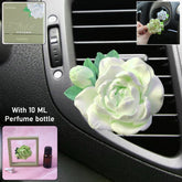 Rose-shaped car air freshener clip on AC vent