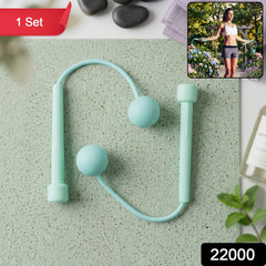 Cordless weighted jump rope fitness tool