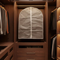 Dust-resistant garment cover protecting formal wear