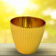 Plastic Flower Valencia Pot in garden setting