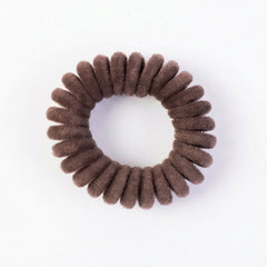 Elastic coil telephone wire hair band