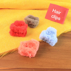 Fluffy Hair Clip