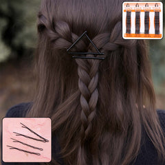 Medium black hair bobby pins set of 24