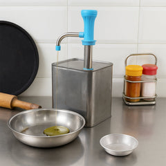 Components of Supermom Manual Oil Pump Dispenser